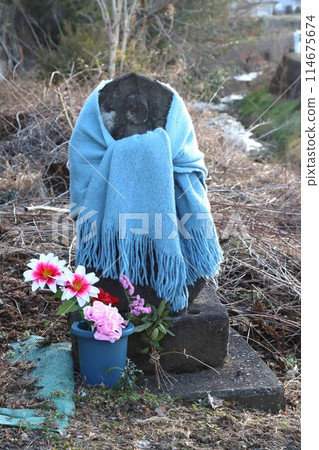 Jizo statue loved by the people of Moroyama Town 114675674