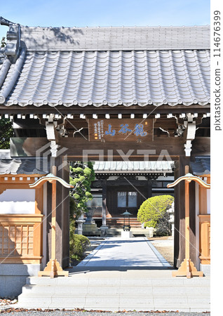 Walking around Okegawa-juku on the Nakasendo road: Daiunji Temple, Soto sect, Okegawa City west 114676399