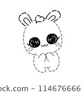 Bunny, Rabbit Coloring Page 114676666