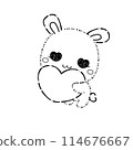Bunny, Rabbit Coloring Page 114676667