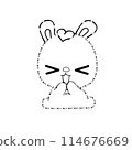 Bunny, Rabbit Coloring Page 114676669