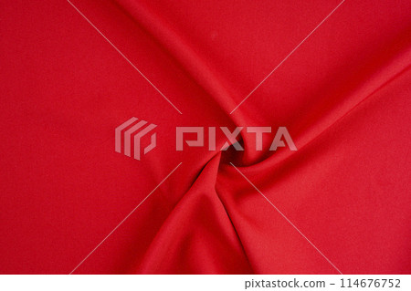 Crumpled red satin texture background Crumpled red satin texture background 114676752