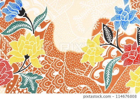 The beautiful of art Malaysian and Indonesian Batik Pattern The beautiful of art Malaysian and Indonesian Batik Pattern 114676808