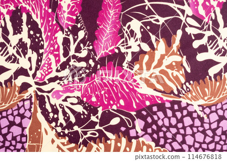 The Fabric Batik pattern design in Thailand The Fabric Batik pattern design in Thailand 114676818