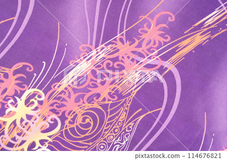 Fabric Batik pattern design in Thailand Fabric Batik pattern design in Thailand 114676821