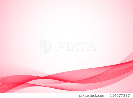Digital technology wave background 4 red 114677387