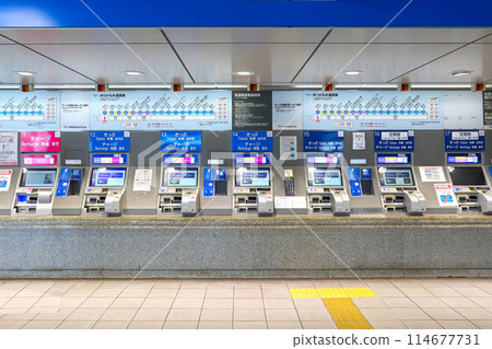 百合海鷗新橋站自動售票機 百合海鷗新橋站自動售票機 114677731
