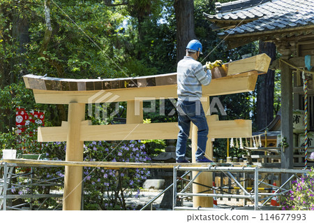 春天 國寶大崎八幡宮 仙台市 春天 國寶大崎八幡宮 仙台市 114677993