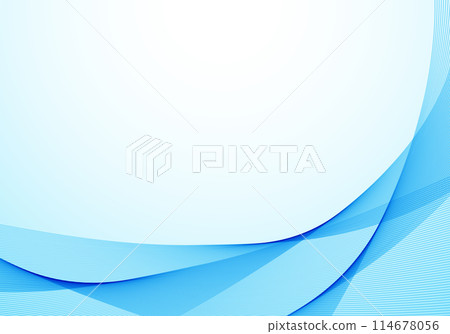 Digital technology wave background 6 light blue 114678056