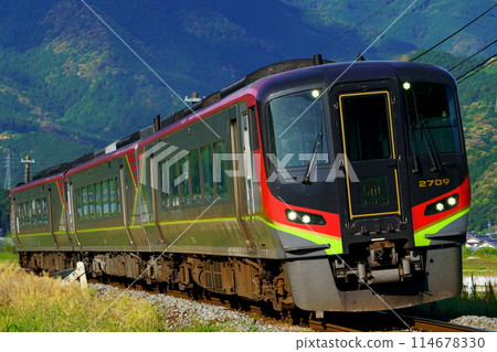 From Nakamura to Kochi: A photo of the limited express train, Ashizuri 114678330