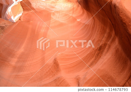 The magical interior of Antelope Canyon in Arizona, USA The magical interior of Antelope Canyon in Arizona, USA 114678793