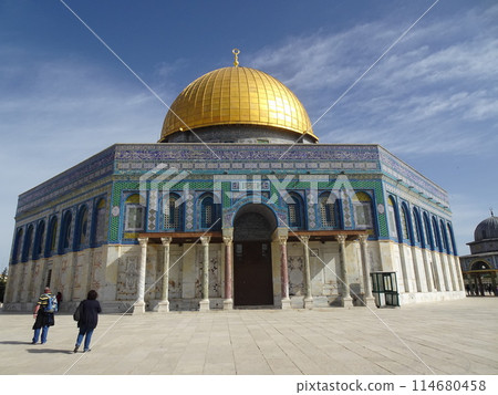 Dome of the Rock, a holy site for Islam, Jerusalem, Israel Dome of the Rock, a holy site for Islam, Jerusalem, Israel 114680458