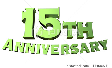 3DCG characters "15th Anniversary/15th Anniversary" Green, Green 114680710