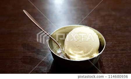 Indian/Nepalese vanilla ice cream Indian/Nepalese vanilla ice cream 114680936