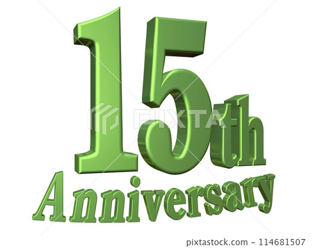 3DCG characters "15th Anniversary/15th Anniversary" Green, Green 114681507