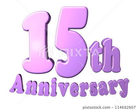 3DCG角色「15th Anniversary/15th Anniversary」紫、紫 114682607