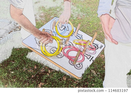 Illustration Quoits Competition 1 114683197