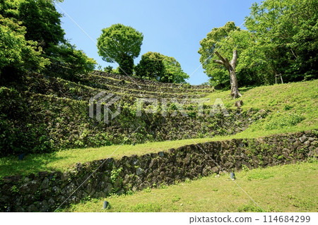 鳥羽市鳥羽城遺址的七層石牆 114684299