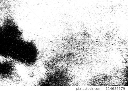 Abstract grunge black and white distressed texture background 114686679