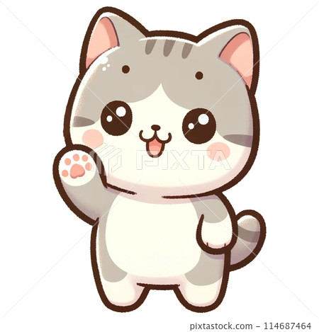 可愛的貓咪 114687464