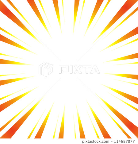 Red and yellow gradient line material Red and yellow gradient line material 114687877