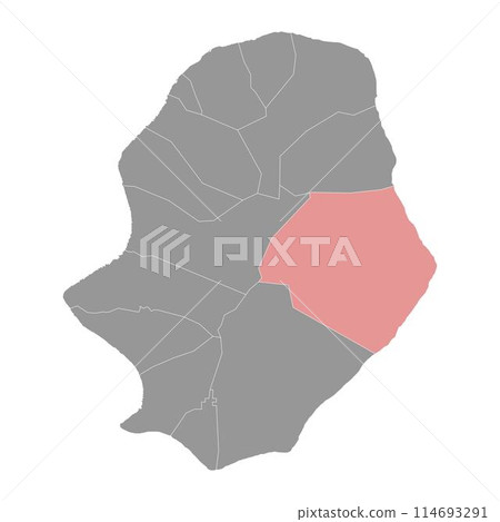 Liku village map, administrative division of Niue. Vector illustration. Liku village map, administrative division of Niue. Vector illustration. 114693291
