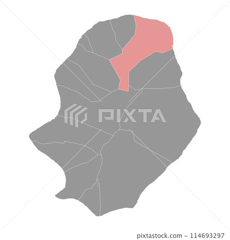 Mutalau village map, administrative division of Niue. Vector illustration. Mutalau village map, administrative division of Niue. Vector illustration. 114693297