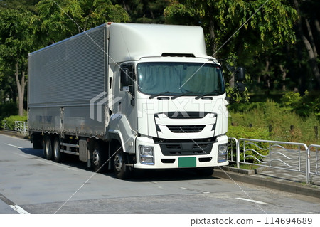 Logistics truck image Logistics truck image 114694689
