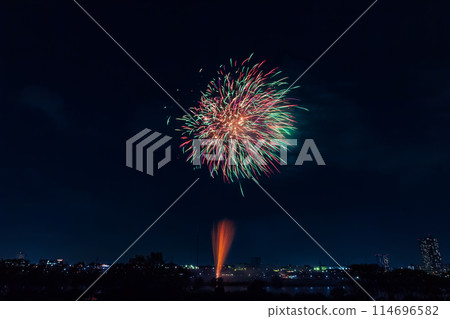 Katsushika Summer Fireworks Festival, Tokyo 114696582