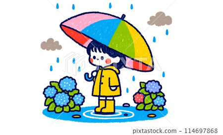下雨天的城市景觀 下雨天的城市景觀 114697868