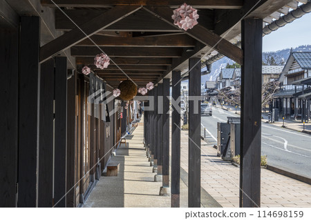 三國街鹽澤宿牧野大道上的大雁景觀 三國街鹽澤宿牧野大道上的大雁景觀 114698159