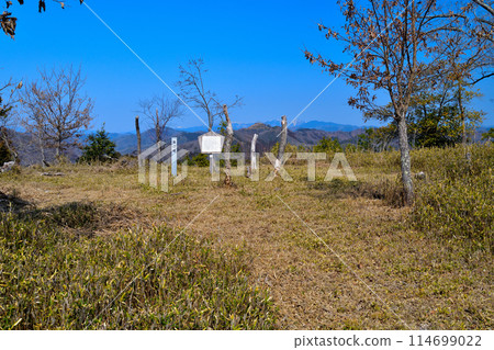 播磨國“裡上城”的景色和曲線“長谷高山城” 114699022