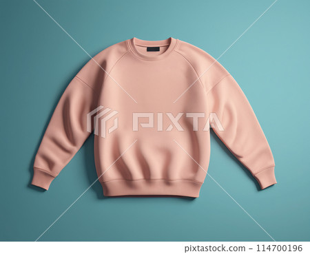 Stylish pink sweatshirt mockup Stylish pink sweatshirt mockup 114700196