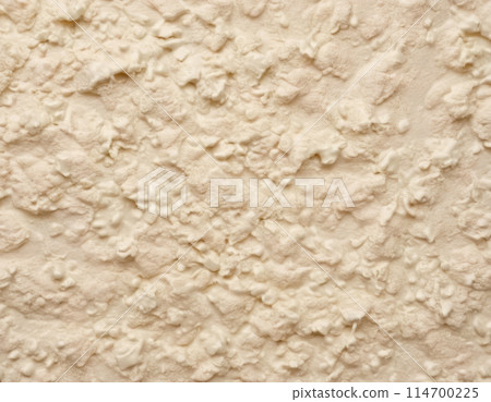 Beige light soft matte rough texture close up 114700225
