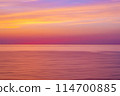 Image depicting flowing clouds and the sea Image depicting flowing clouds and the sea 114700885