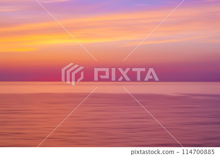Image depicting flowing clouds and the sea Image depicting flowing clouds and the sea 114700885