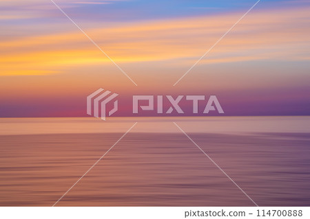 Image depicting flowing clouds and the sea Image depicting flowing clouds and the sea 114700888