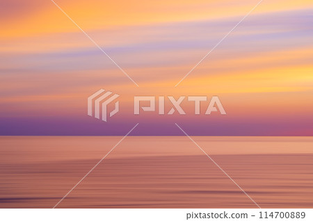 Image depicting flowing clouds and the sea Image depicting flowing clouds and the sea 114700889