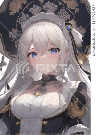 戴著大帽子的女孩 戴著大帽子的女孩 114701427