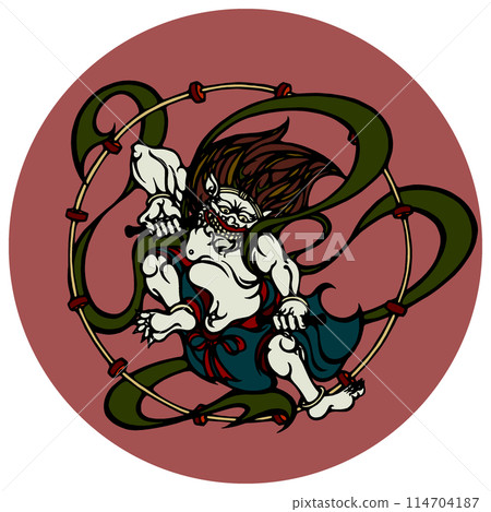 Raijin can also be used as an illustrated icon 114704187