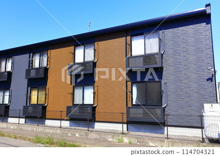 出租公寓和住宅區的形象 出租公寓和住宅區的形象 114704321
