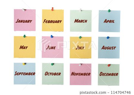 The months of the year 114704746