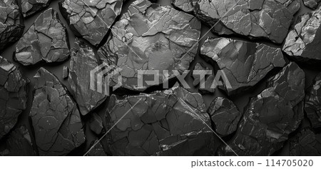 A Pile of Black Rocks 114705020