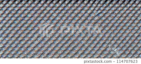Abstract Metal Mesh Pattern 114707623