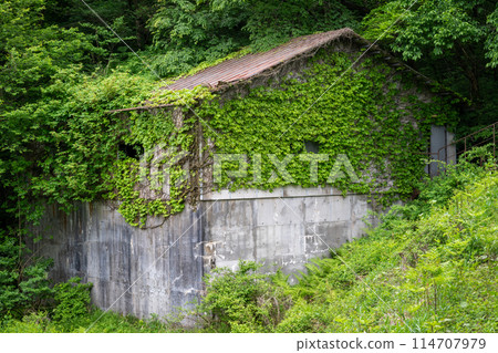 日本岡山縣蒜山高原上古老而美麗的建築 114707979