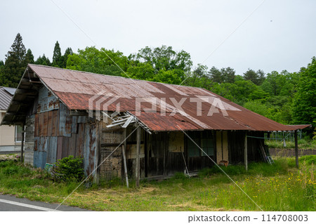 日本岡山縣蒜山高原上古老而美麗的建築 114708003