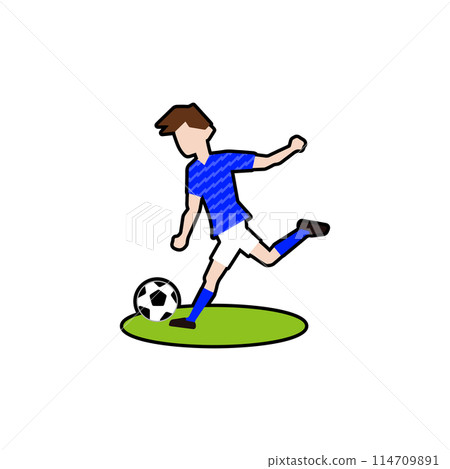 足球員01_射門動作、居中、自由球、角球範例 114709891