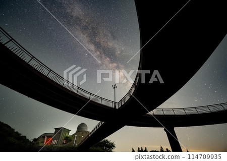 The Milky Way at Hoshinomura Observatory in Fukushima Prefecture 114709935