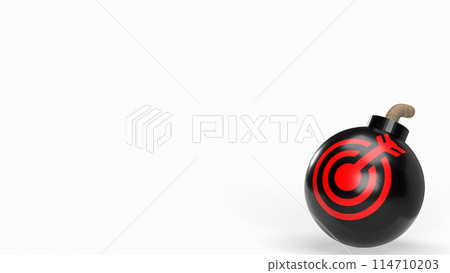 The Bomb and target icon for Business concept... - Stock Illustration ...