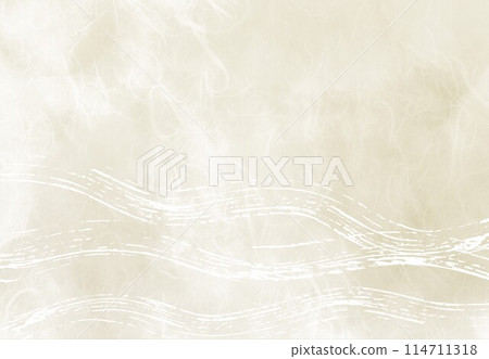 Unryu paper with brush strokes, beige Unryu paper with brush strokes, beige 114711318